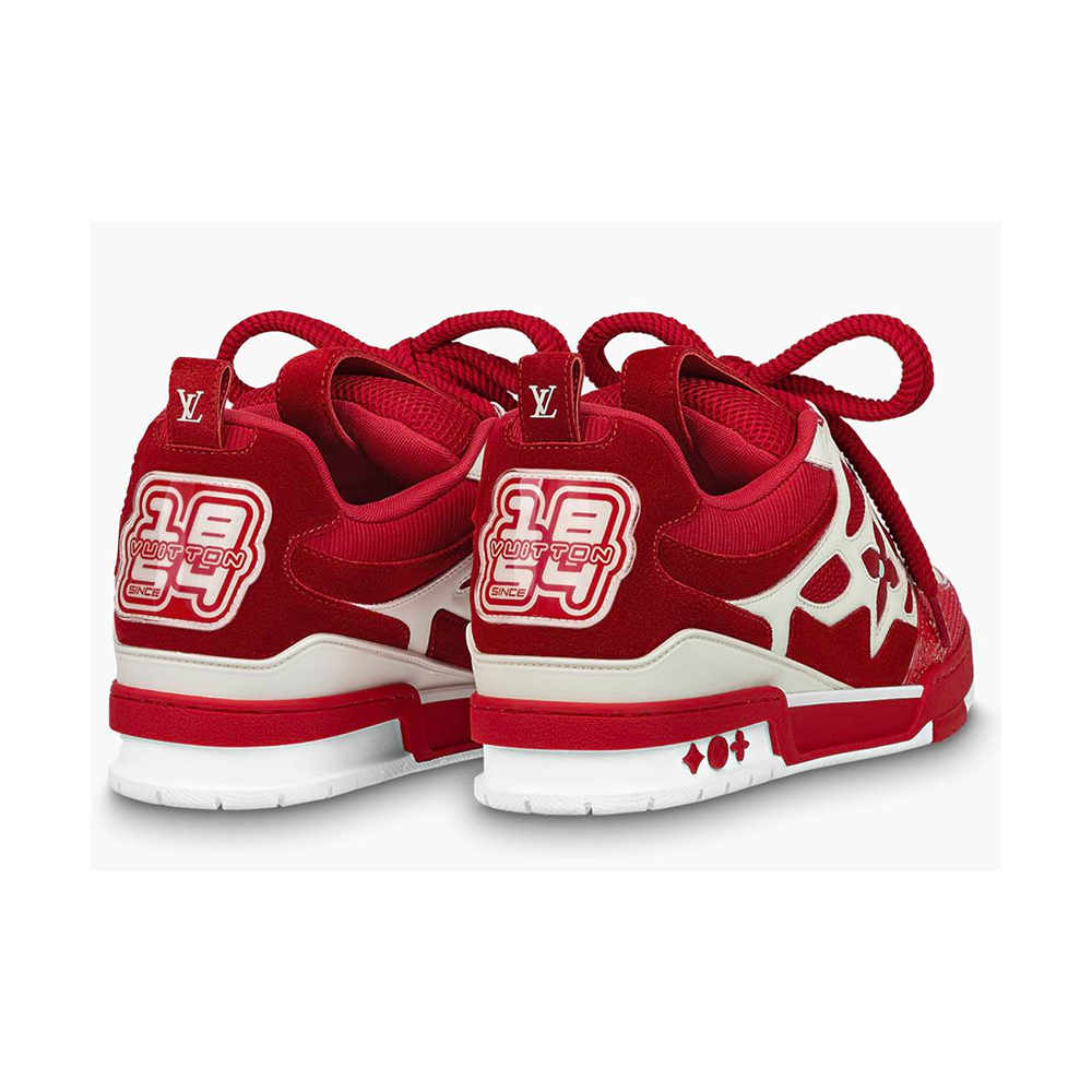 LV Skate Sneaker Red White