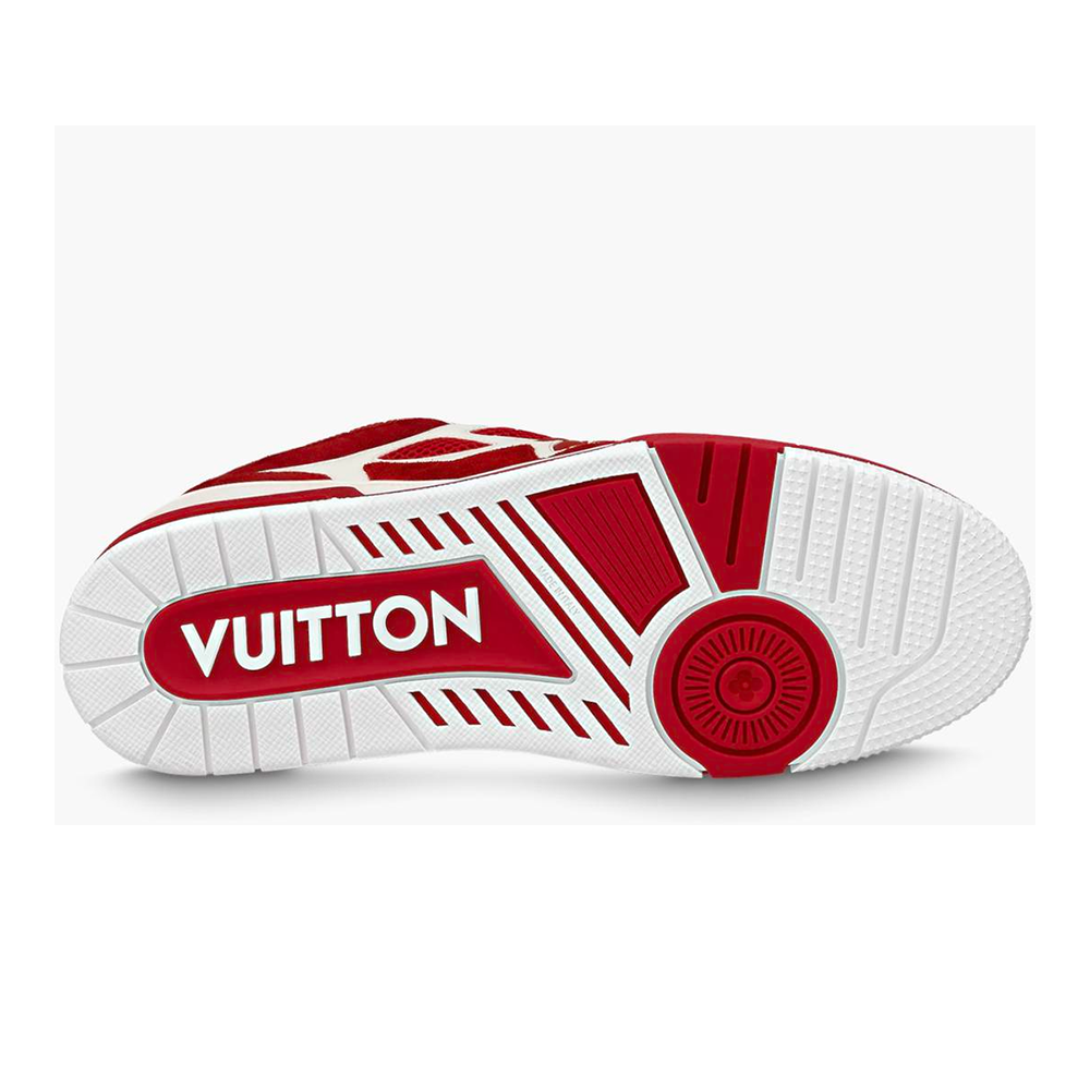 LV Skate Sneaker Red White