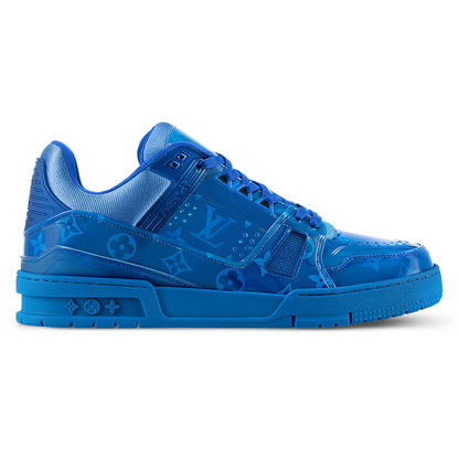 LV Trainers Monogram-Printed Translucent PVC Blue