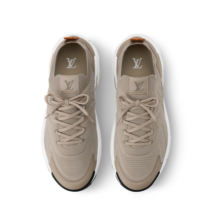 LV Tatic Knit Sneaker Beige