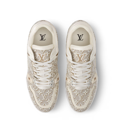 LV Trainer Sneaker Beige